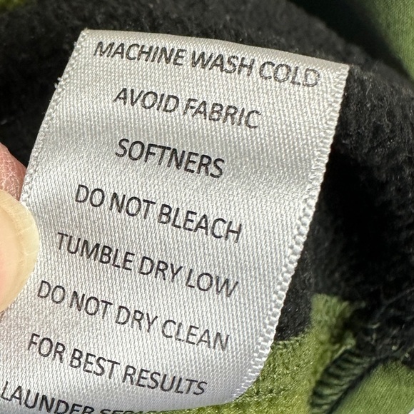 Drake Waterfowl green Quarter Zip Fleece lined pullover sz M - Picture 2 of 5